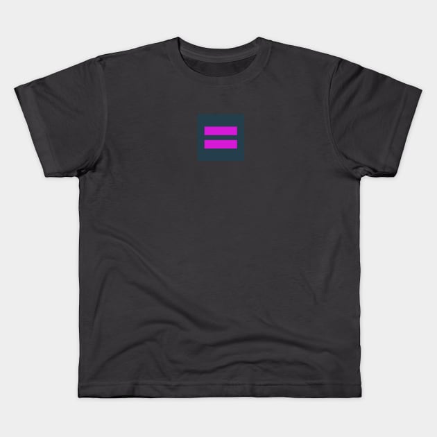 Grey Equality T-shirt Kids T-Shirt by silversurfer2000